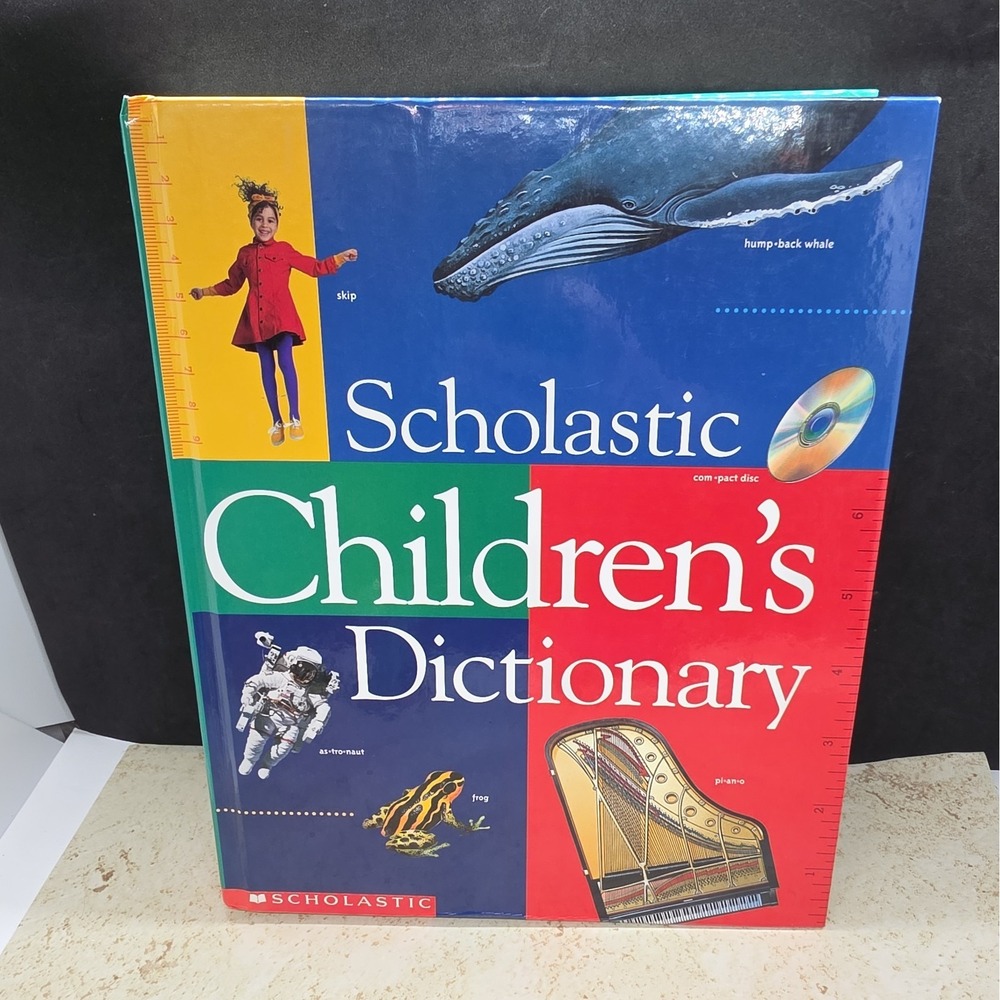 Scholastic Children's Dictionary Scholastic Inc. VTG 1996 Illustrated Hardcover - Picture 1 of 7